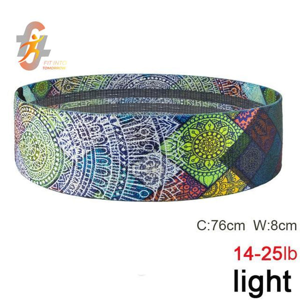 INDIVIDUAL RESISTANCE BANDS LIGHT (14-25 LBS) - Regular Length Circumference 76cm x 8cm. -  FREE SHIPPING