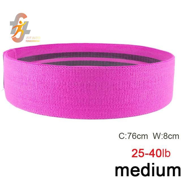 INDIVIDUAL RESISTANCE BAND MEDIUM 25-40 LBS - 76cm x 8cm  -  FREE SHIPPING