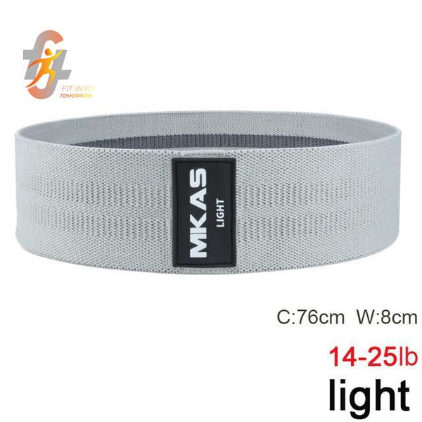 INDIVIDUAL RESISTANCE BANDS LIGHT (14-25 LBS) - Regular Length Circumference 76cm x 8cm. -  FREE SHIPPING