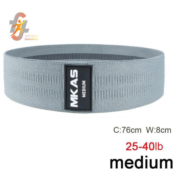 INDIVIDUAL RESISTANCE BAND MEDIUM 25-40 LBS - 76cm x 8cm  -  FREE SHIPPING