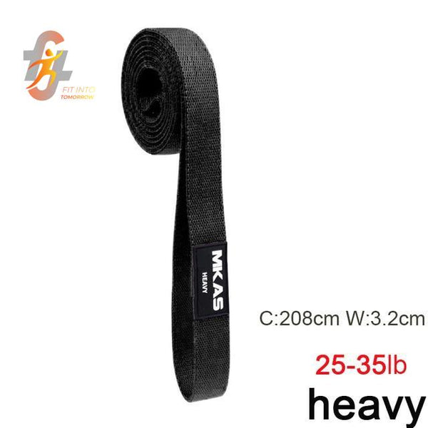 LONG INDIVIDUAL RESISTANCE BANDS HEAVY 25-35lbs - LONG Circumference 208cm x 3.2cm  -  FREE SHIPPING