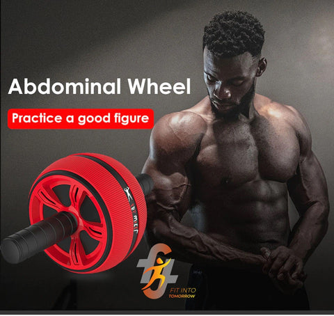 Roller wheel Abdominal Muscle Trainer for Fitness Abs Core Workout.   FREE SHIPPING