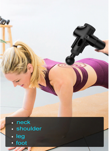 LCD Electric massage Fascia Gun Muscle Relaxation for Neck-Back-Foot-Leg-Shoulder Massager Gun - FREE SHIPPING