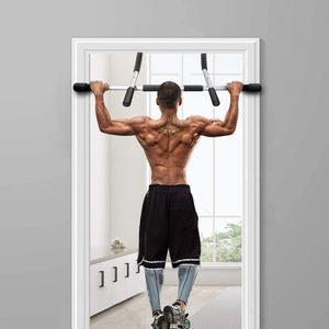 Indoor Fitness Door Frame Pull Up Bar Wall Chin Up Bar Adjustable Training Horizontal Bar Home Adults Workout Fitness Equipments