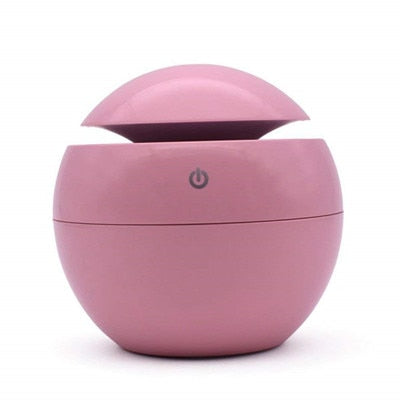 130ML USB Aroma Diffuser  Ultrasonic Cool Mist Humidifier Air Purifier 7 Color Change LED Night light for Office Home