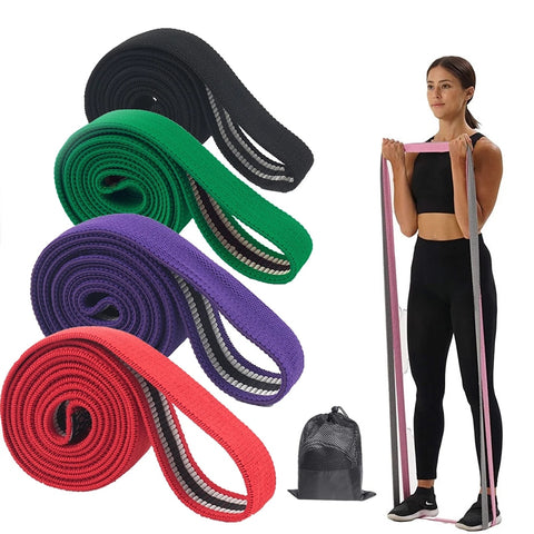 Long Resistance Bands - choose the best resistance level for your workout!  FREE SHIPPING