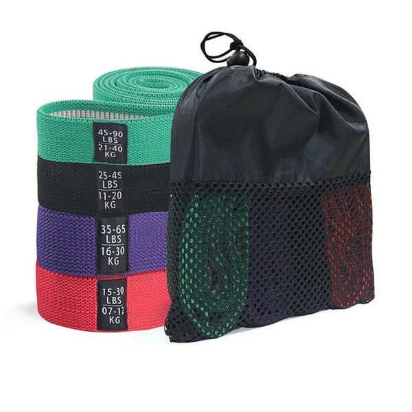 Long Resistance Bands - choose the best resistance level for your workout!  FREE SHIPPING